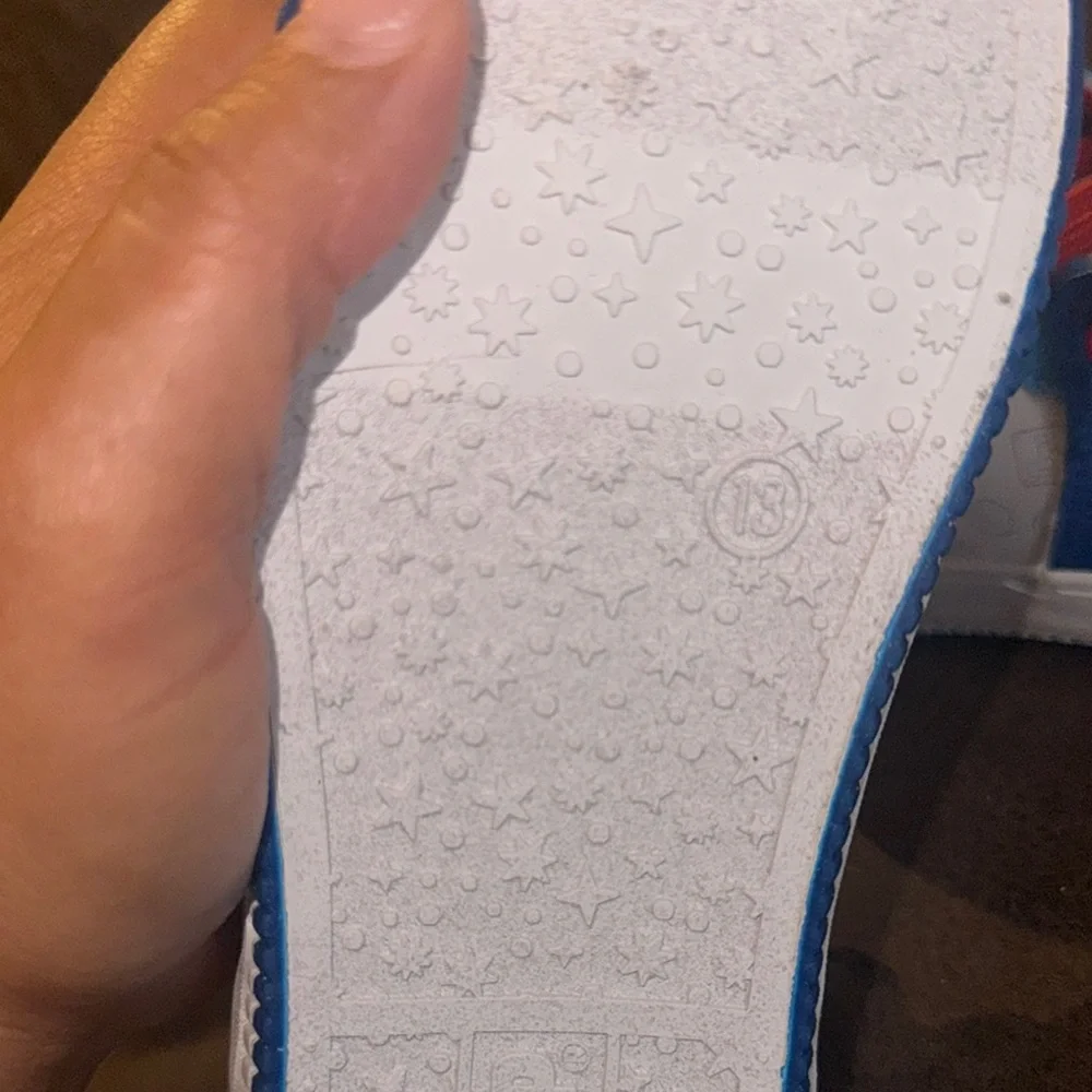 Blue and Red Super‎ Mario High-Top Sneakers